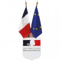 Kit de pavoisement des écoles : écusson N°1, drapeau France et Europe