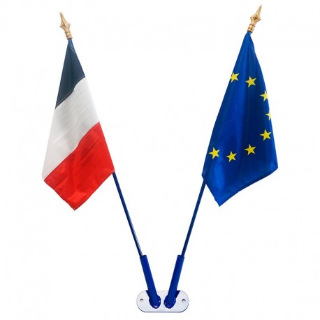 Kit de pavoisement des Ecoles drapeau France drapeau Europe