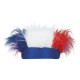 Bandeau France avec cheveux tricolores