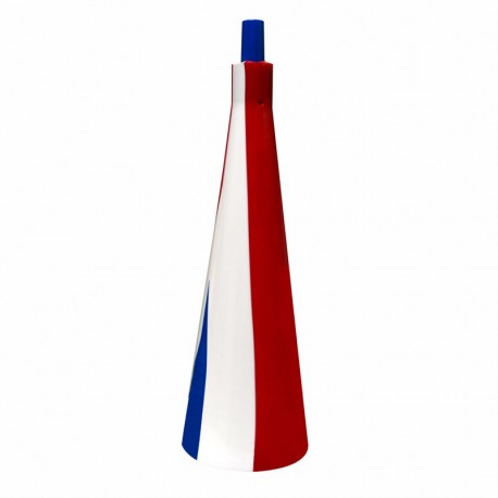Vuvuzela bleu, blanc, rouge