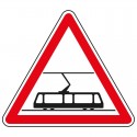 Traversée de voies de tramways