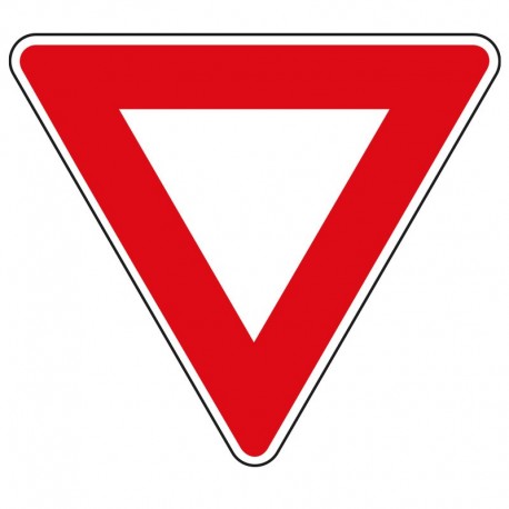 Panneau Cedez le passage
