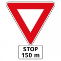 Stop dans 150m