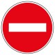 Panneau sens interdit
