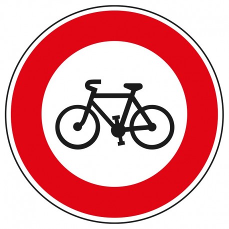 Interdit aux vélos