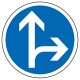 Obligation de direction (tout droit ou à droite)