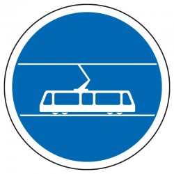 Voie réservée aux tramways