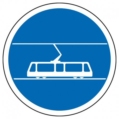 Voie réservée aux tramways