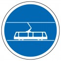 Voie réservée aux tramways