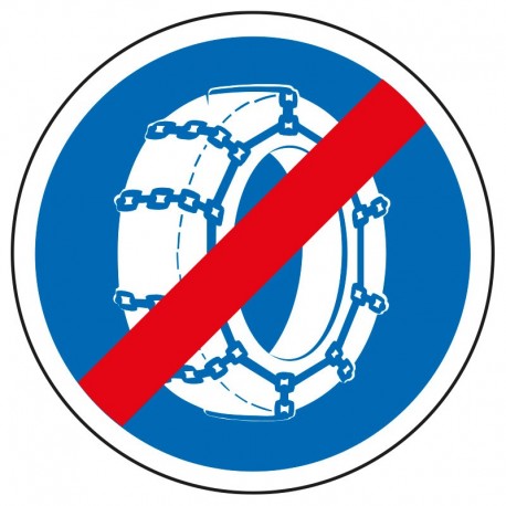 Fin d'obligation de circuler avec des chaines à neige