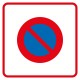 Début d'une zone à stationnement interdit