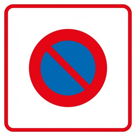 Début d'une zone à stationnement interdit