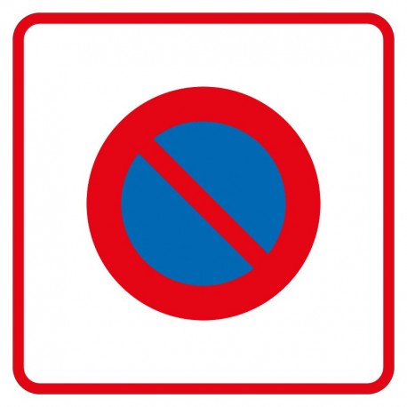 Début d'une zone à stationnement interdit