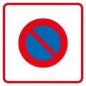 Début d'une zone à stationnement interdit