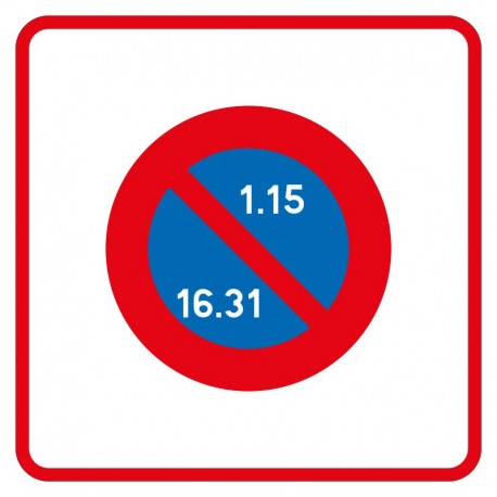 Début de zone à stationnement unilatéral à alternance semi-mensuelle