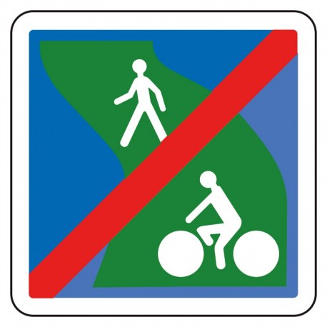 Sortie d'une voie verte