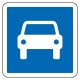 Entrée sur une route pour automobiles