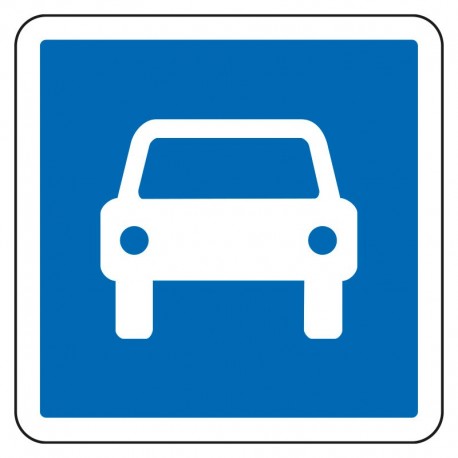 Entrée sur une route pour automobiles