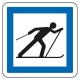Accès à un circuit de ski de fond situé hors station de sports d'hiver