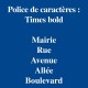 Plaques de rue