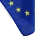 Drapeau Europe / européen dans drapeau du monde