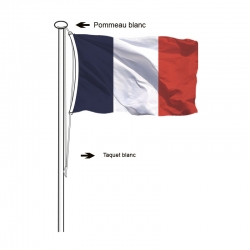 2 Pointes De Mât De Drapeau En Acier Inoxydable | Ornement De Remplacement élégant | Pour Mât Intérieur/extérieur