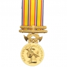 Médaille Sapeurs Pompiers 25 ans argent doré