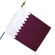 Drapeau Qatar dans drapeau du monde Unic