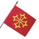 Drapeau Languedoc Unic drapeau region province