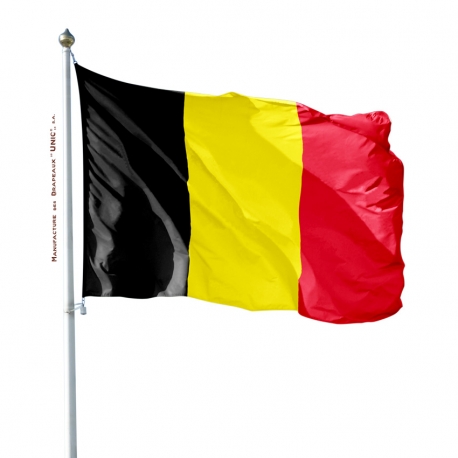 Pavillon Belge drapeau du monde Unic