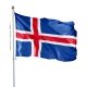 Pavillon Islande drapeau du monde Unic