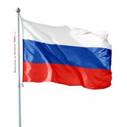 Pavillon Russie dans drapeaux des pays