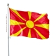 Pavillon Macedoine un drapeau du monde Drapeaux Unic