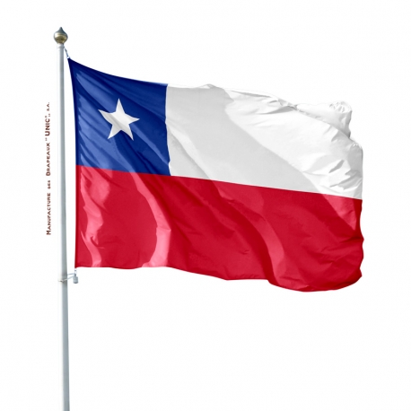 Pavillon Chili Unic drapeau du monde