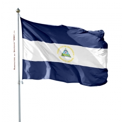 Pavillon Nicaragua dans drapeau du monde Unic