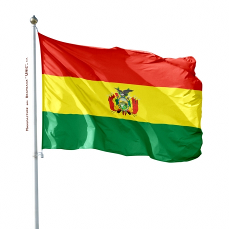 Pavillon Bolivie drapeau pays Unic