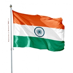 Pavillon Inde drapeau du monde Unic