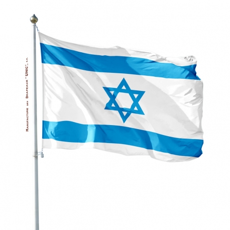 Drapeau d'Israël avec Socle