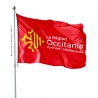 Pavillon Occitanie drapeau region Unic