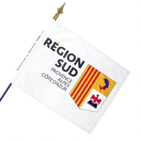 Drapeau Région Sud Provence alpes Côte d'Azur PACA drapeaux regionaux Unic