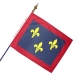 Drapeau Anjou drapeaux regionaux Unic