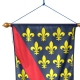 Oriflamme Bourbonnais province française Drapeaux Unic