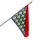 Drapeau Bourbonnais drapeaux regionaux Unic