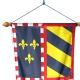 Oriflamme Bourgogne province française Drapeaux Unic