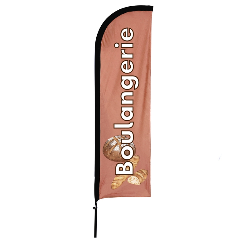 Drapeau Boulangerie - Oriflamme publicitaire Beach Unic flag