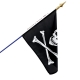 Drapeau pirate noir et blanc Drapeaux Unic