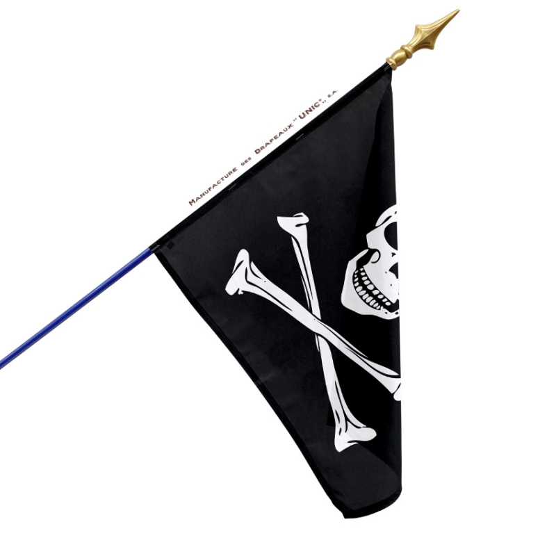 Drapeau pirate noir et blanc