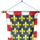 Oriflamme Touraine province française Drapeaux Unic