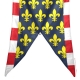 Oriflamme Touraine province française Drapeaux Unic