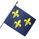 Drapeau Ile de France drapeaux provinces françaises Unic